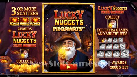 Lucky Nuggets Megaways (Blueprint Gaming) Slot Review & Demo.